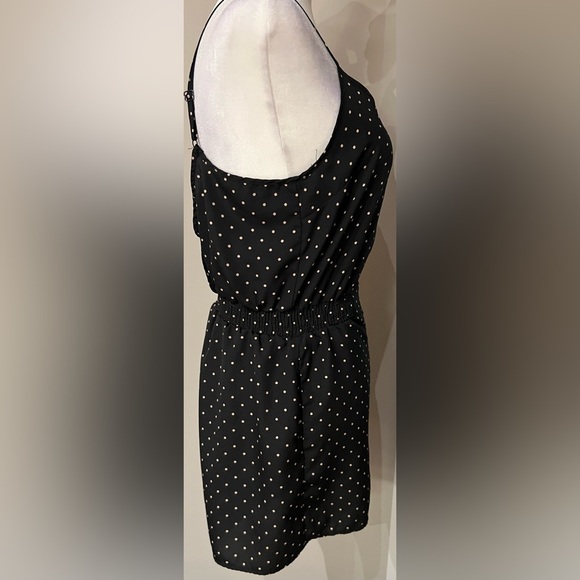 Bershka Black Polka Dot Romper - Picture 2 of 4